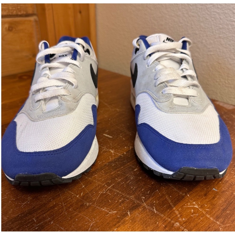 Nike Air Max 1 SC White Deep Royal Blue FD9082-100 Mens Sneakers Running Shoes - Picture 3 of 8